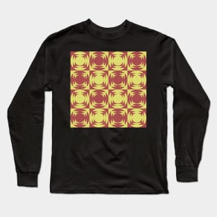 1970's geometrical pattern Long Sleeve T-Shirt